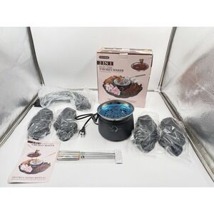 2 in 1 Electric S'mores Maker & Fondue Pot, Tabletop Indoor Smores kit with 4...